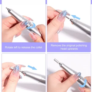 45000RPM Electric Nail Drill Machine Rechargeable Milling Cutter Professional Portable Nail Sander for Manicure Gel Remover Tool 10 - Naturesknit Merch kf S03b8d8b72b804c379861841ee8999931Q - Naturesknit Merch
