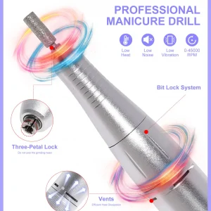 45000RPM Electric Nail Drill Machine Rechargeable Milling Cutter Professional Portable Nail Sander for Manicure Gel Remover Tool 9 - Naturesknit Merch kf See4bb35b1feb4b738fdd525685d9e3053 - Naturesknit Merch